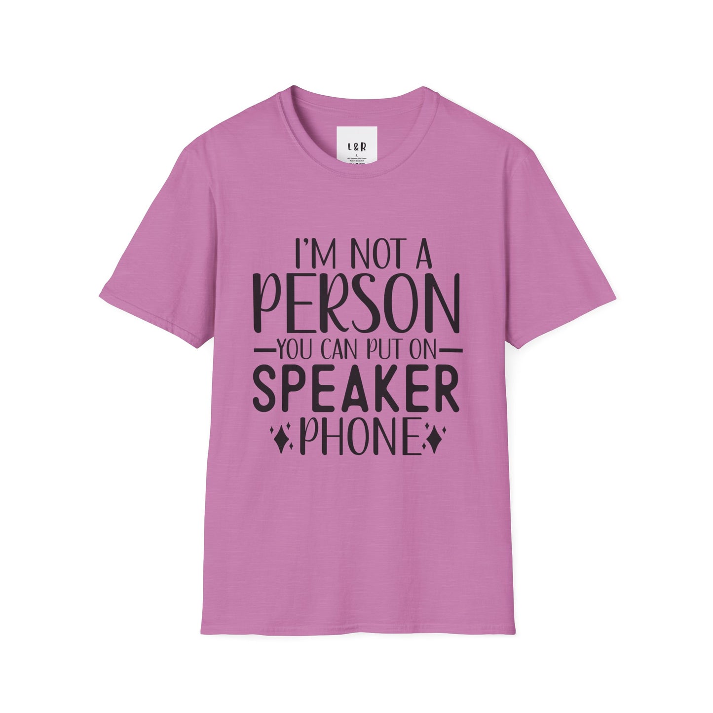Funny Speaker Phone T-Shirt
