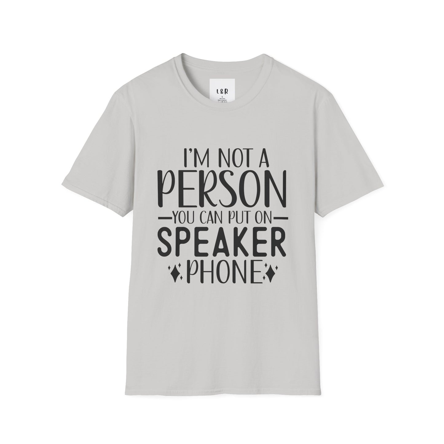 Funny Speaker Phone T-Shirt