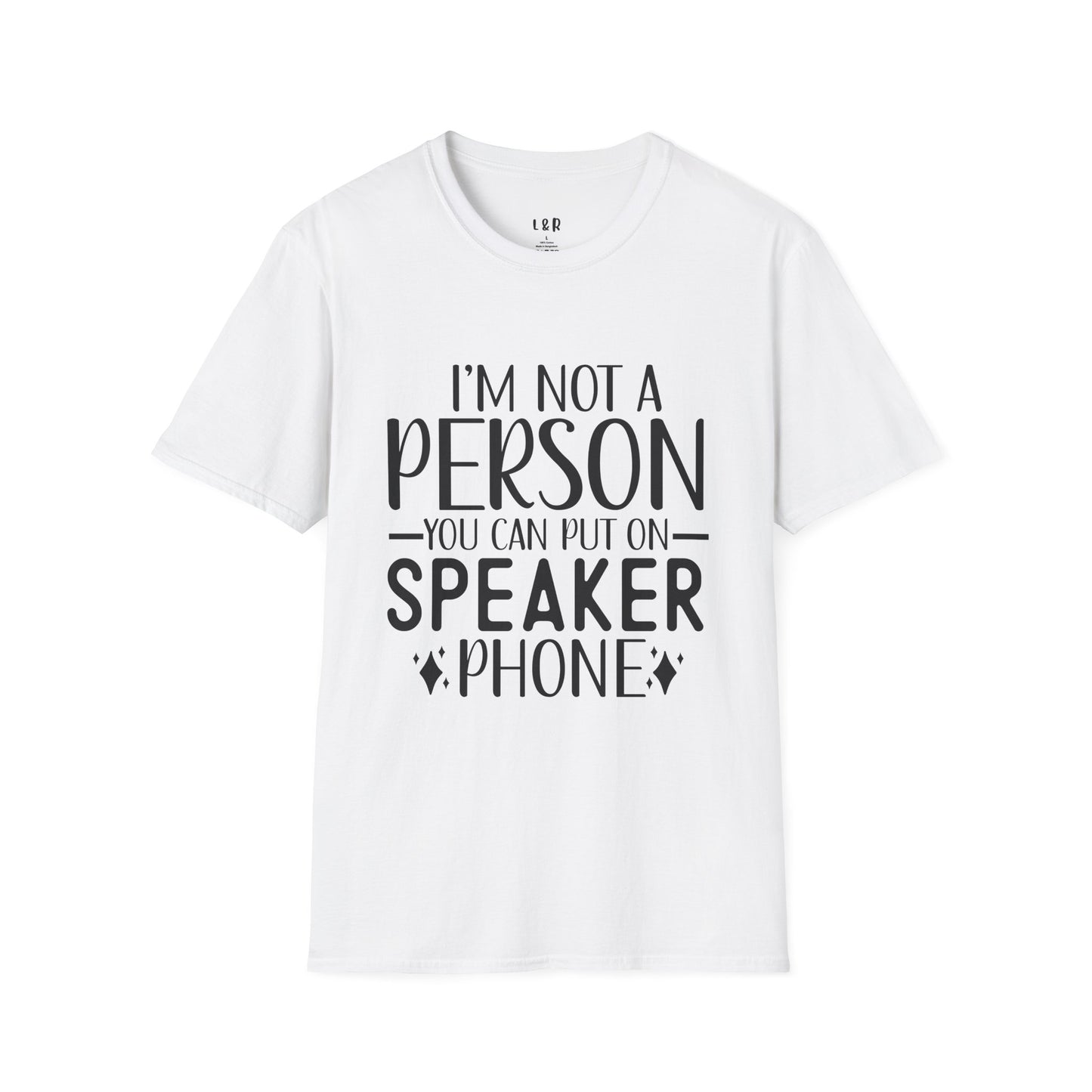 Funny Speaker Phone T-Shirt