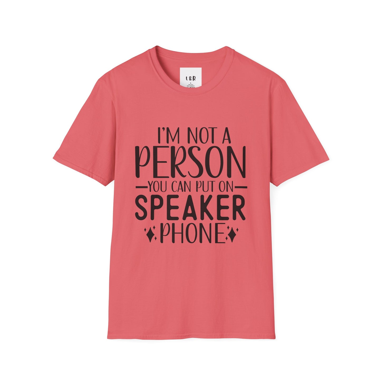 Funny Speaker Phone T-Shirt