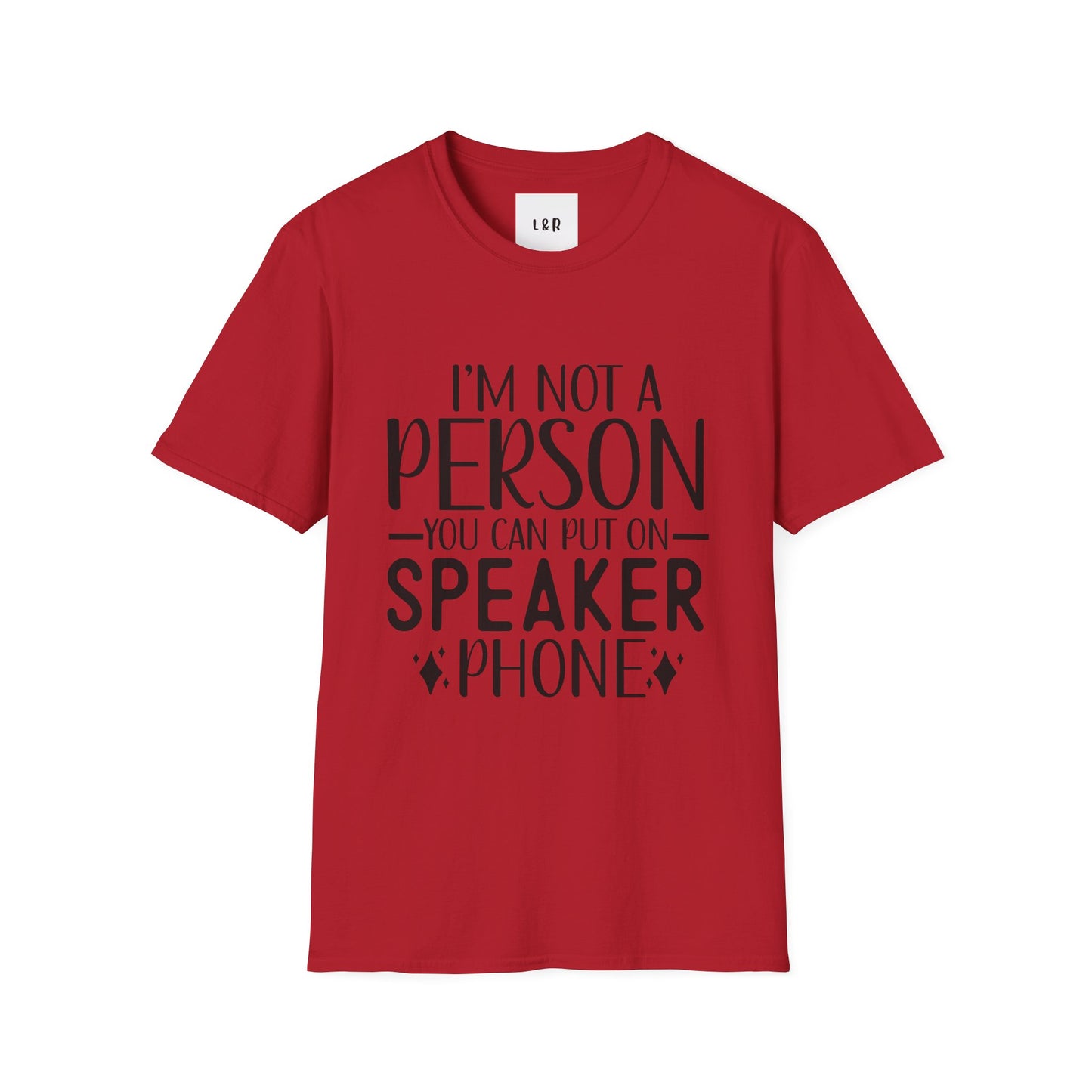 Funny Speaker Phone T-Shirt