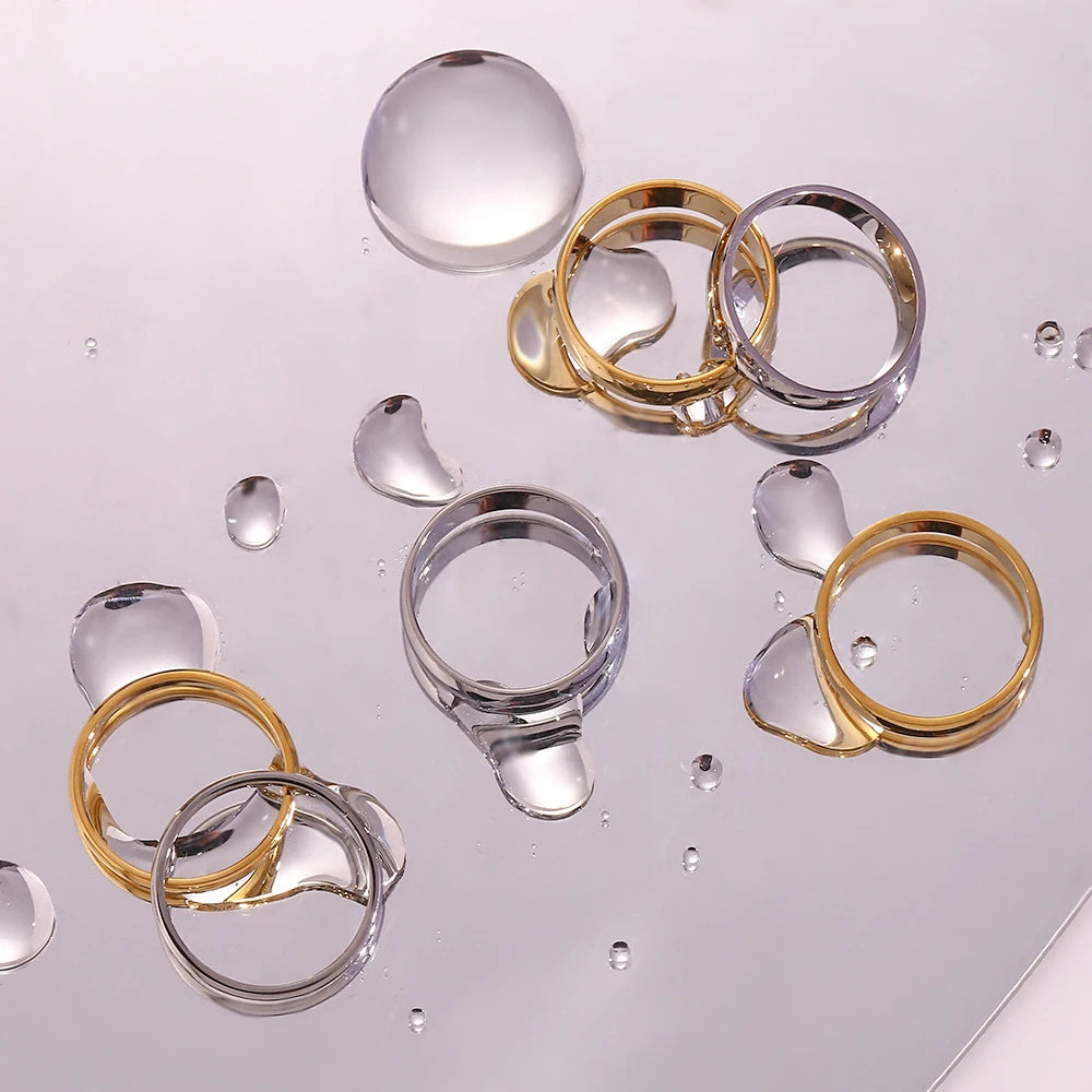 Eternal Stacking Gleam Rings