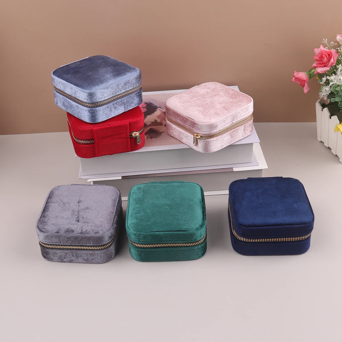 Velvet Jewelry Box