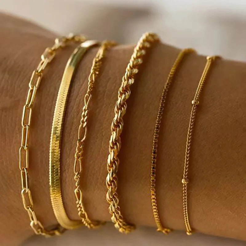The Luxe Link Bracelets