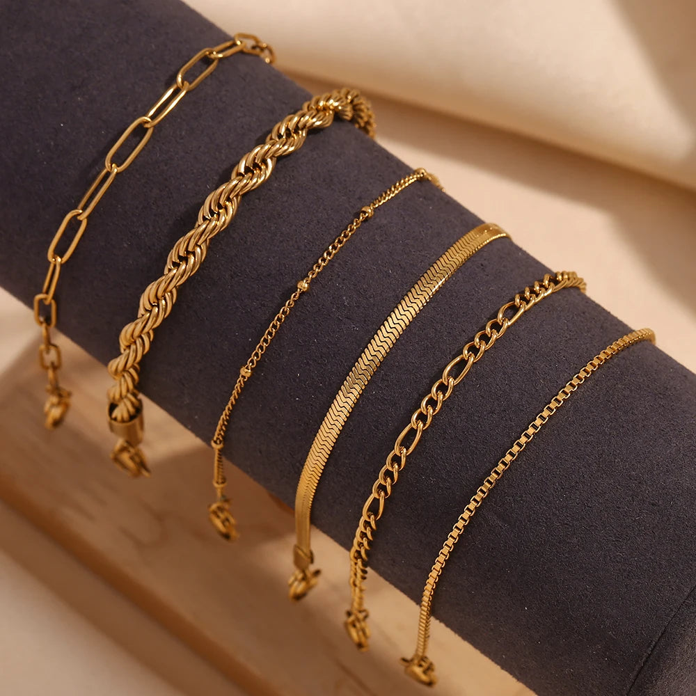 The Luxe Link Bracelets