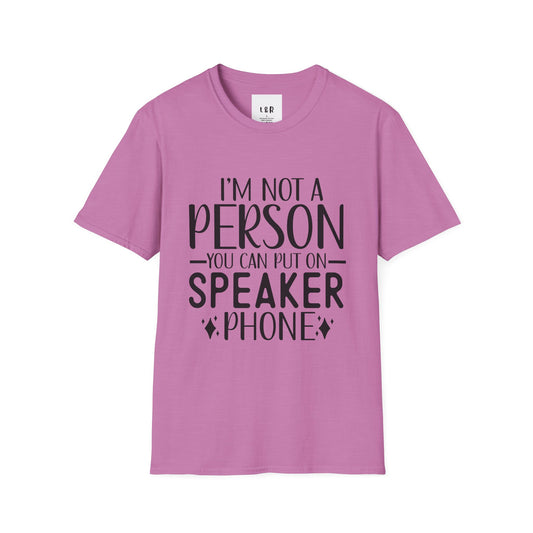 Funny Speaker Phone T-Shirt